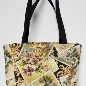 Handmade Small Floral Tote Bag